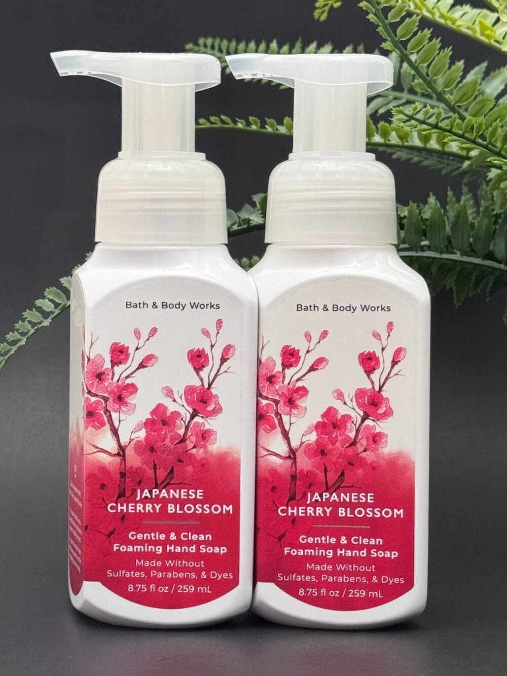 Bath & Body Works BBW Japanese Cherry Blossom Gentle Foaming Hand Soaps X 2